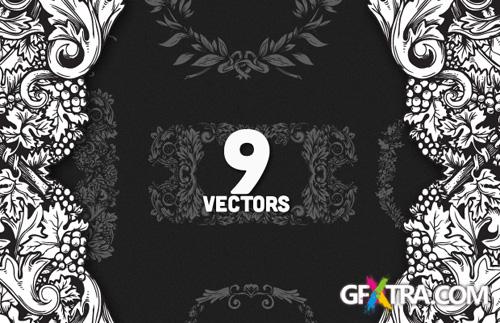 Vector Floral Set 27