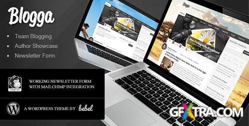 ThemeForest - Blogga - Team Blogging for WordPress