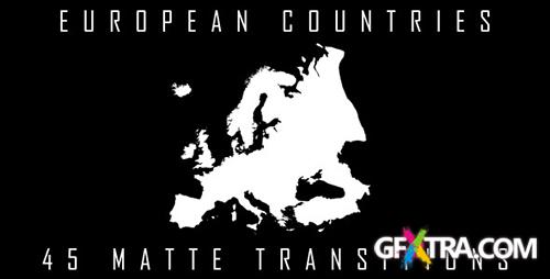 Videohive European Countries Matte Transitions  4873877 HD