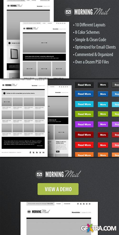 WeGraphics - Morning Mail - HTML Email Template Kit