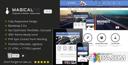 ThemeForest - MagicalTie Responsive Multipurpose HTML Template - RIP