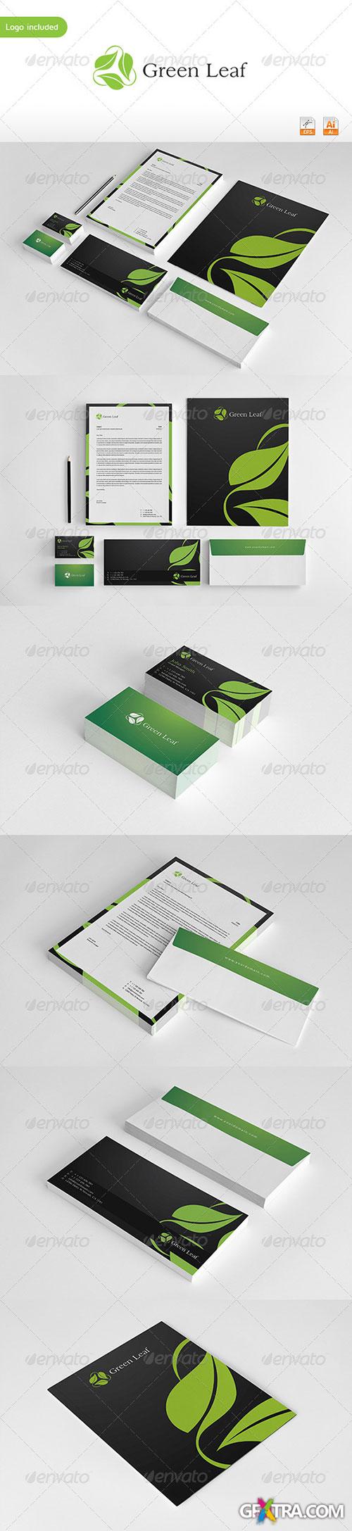 GraphicRiver - Green Leaf Corporate Identity