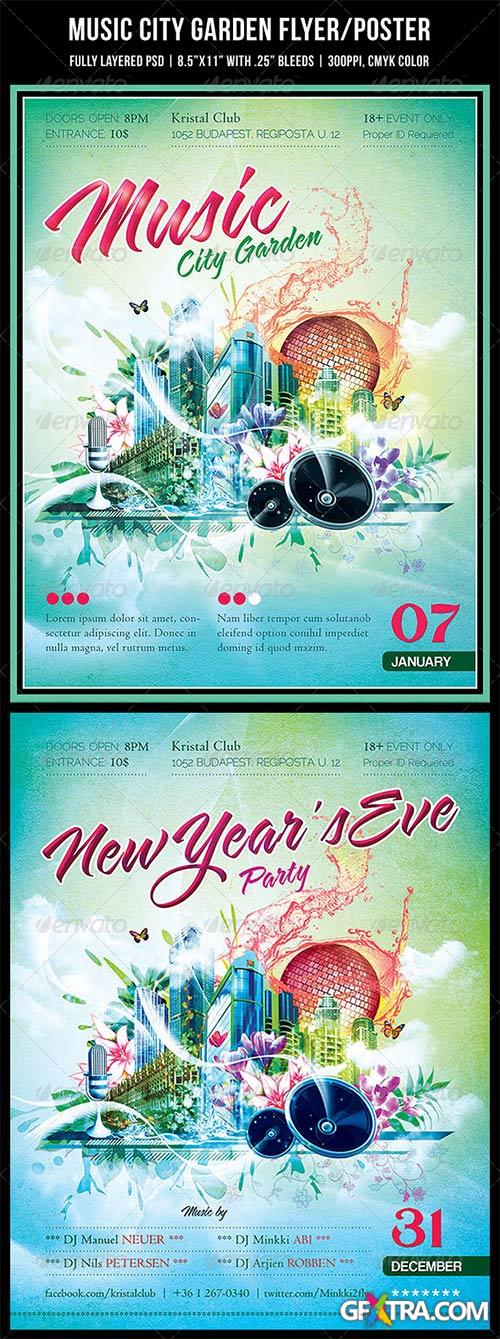 GraphicRiver - Music City Garden Party Poster Flyer