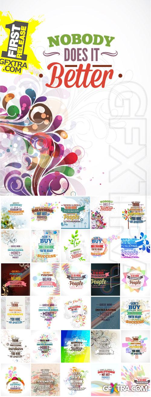 Sales Slogan Vectors Set - 30xEPS