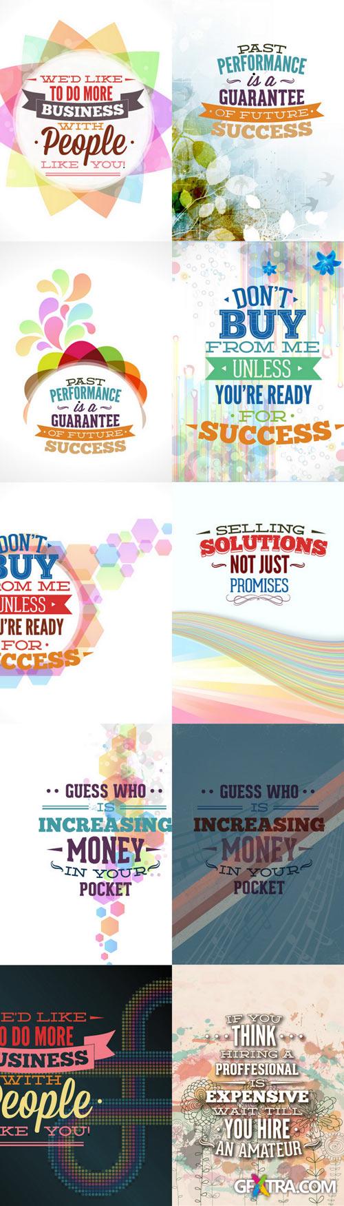 Sales Slogan Vectors Set - 30xEPS