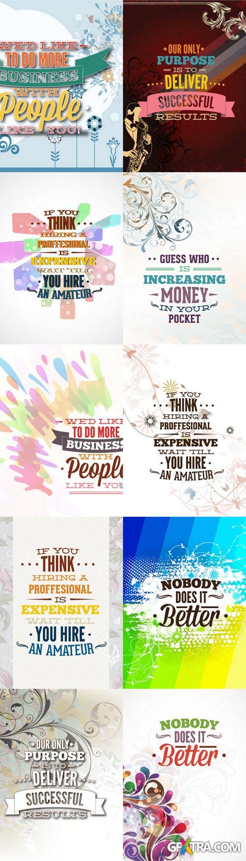 Sales Slogan Vectors Set - 30xEPS