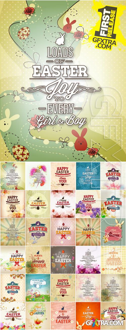 Easter Vectors Set - 30xEPS