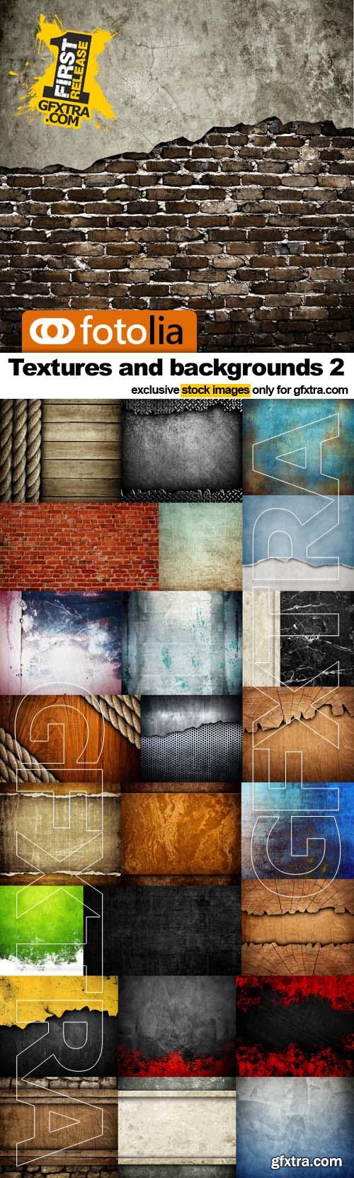 Textures and backgrounds 2 - 25x UHQ JPEGs