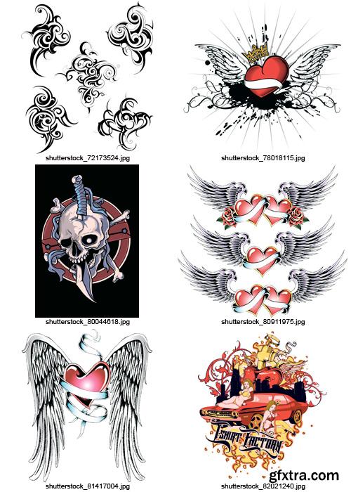 Amazing SS - Tattoo Design 4, 25xEPS