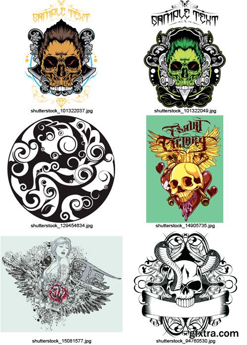 Amazing SS - Tattoo Design 4, 25xEPS