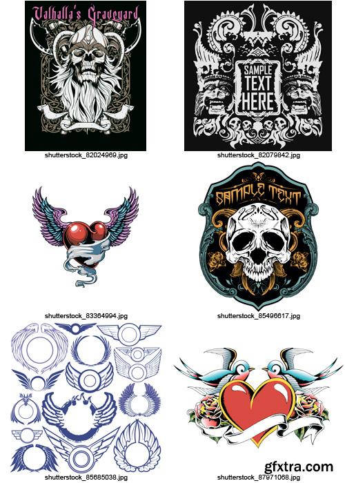 Amazing SS - Tattoo Design 4, 25xEPS