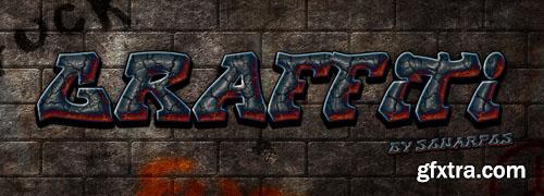 Graffiti Photoshop Text Style Effect