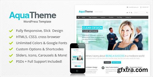 ThemeForest - Aqua v1.2 - Responsive Multi-Purpose Wordpress Template