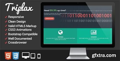 ThemeForest - Triplax - Responsive Flat Hosting Template - RIP