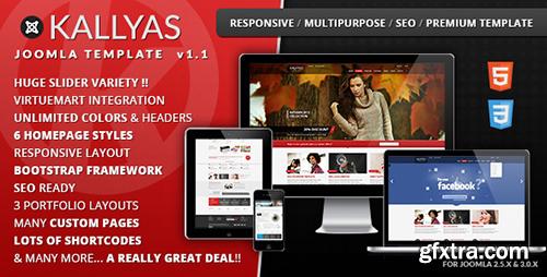 ThemeForest - KALLYAS v1.0.2 - Responsive Multi-purpose Joomla Template