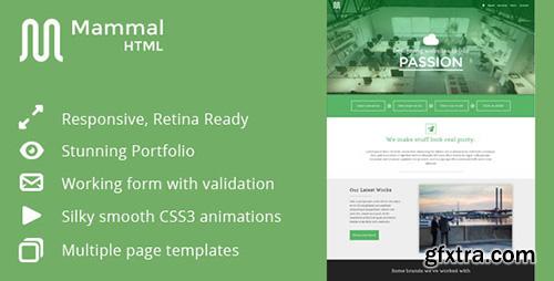 ThemeForest - Mammal - Creative Agency Template - RIP