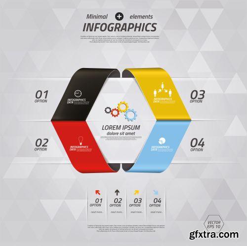 Minimal Infographics Design Part 2 - Shutterstock 32xEPS