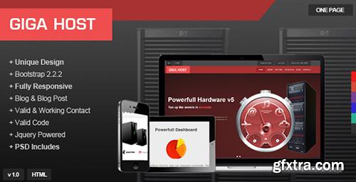 ThemeForest - Giga Host - Responsive Hosting Template - RIP 