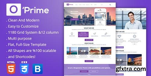 ThemeForest - O'prime Multi Purpose Responsive HTML Template - RIP