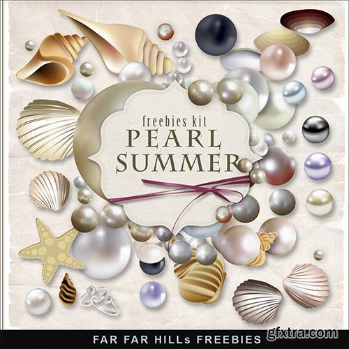 Scrap-kit - Pearl Summer PNG Images 2013