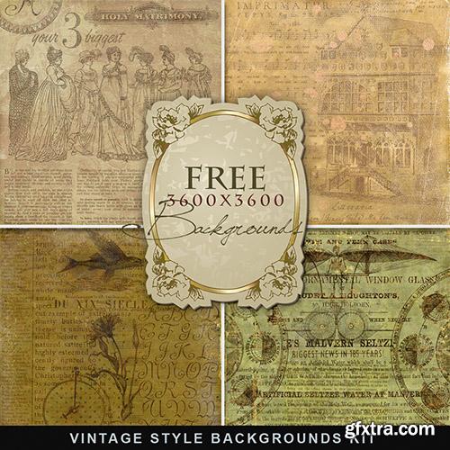 Textures - Old Vintage Backgrounds #141