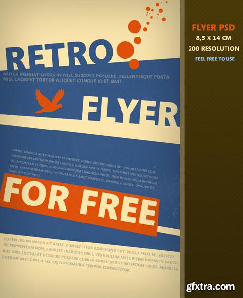 Retro Flyer/Poster PSD Template