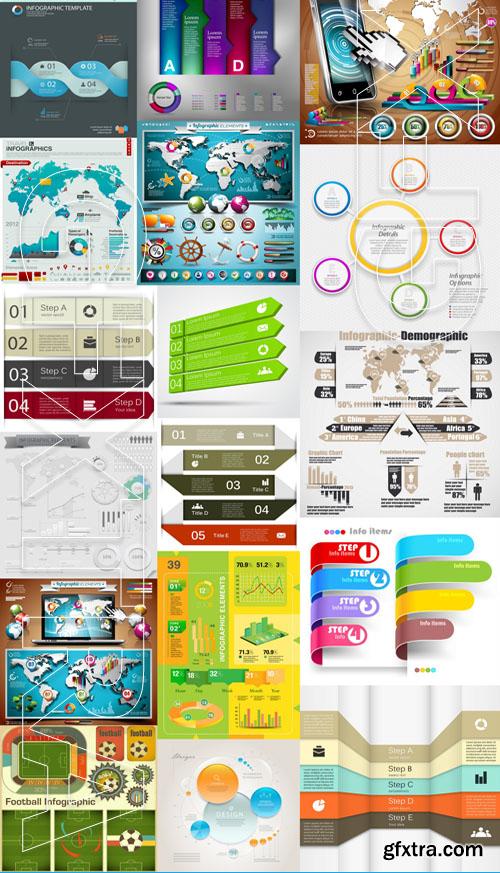 Infographic and design elements #9 - 25x EPS