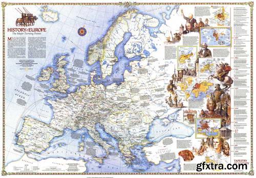 100 years Of National Geographic Maps (1888-1999)