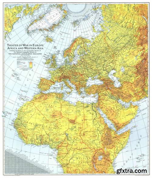 100 years Of National Geographic Maps (1888-1999)