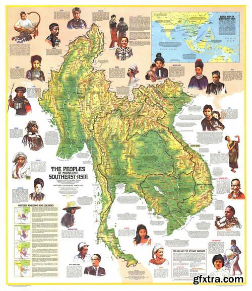 100 years Of National Geographic Maps (1888-1999)