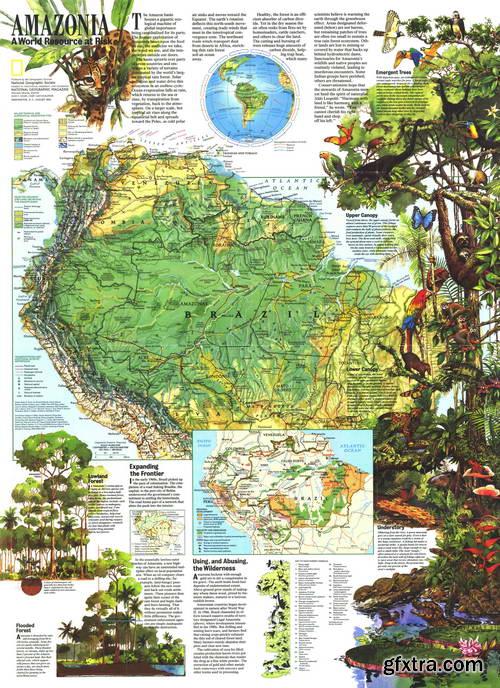 100 years Of National Geographic Maps (1888-1999)