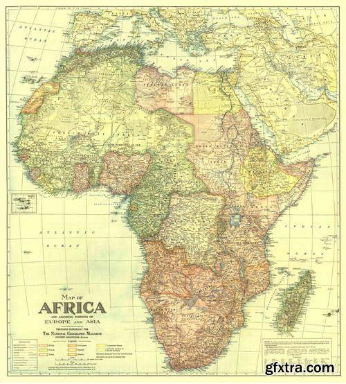 100 years Of National Geographic Maps (1888-1999)