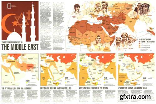 100 years Of National Geographic Maps (1888-1999)