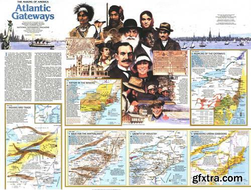 100 years Of National Geographic Maps (1888-1999)