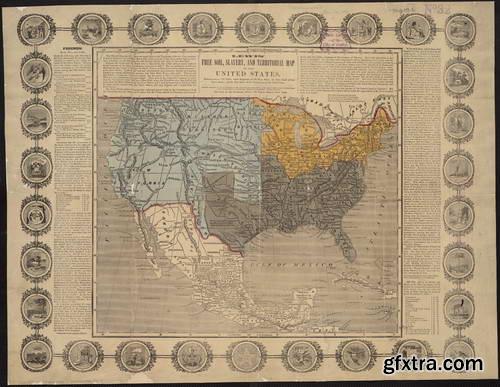 Antique Maps of the U.S. Civil War 67xJPGs