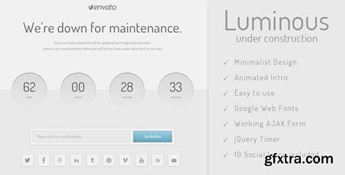 ThemeForest - Luminous - Under Construction - RIP