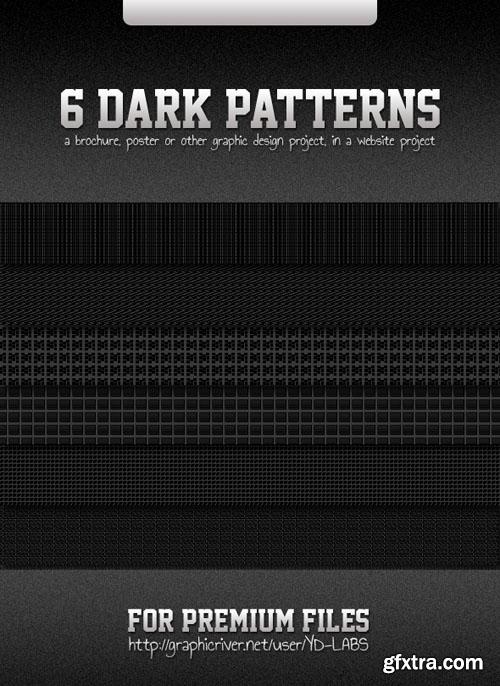 6 Dark Photoshop Patterns