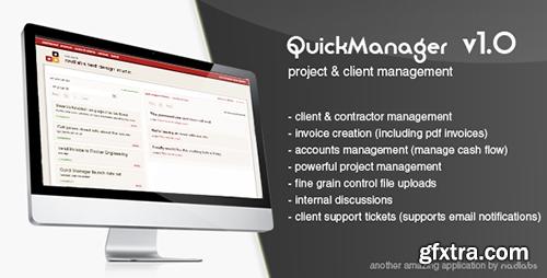 CodeCanyon - quickmanager v1.0.4 - project & client manager