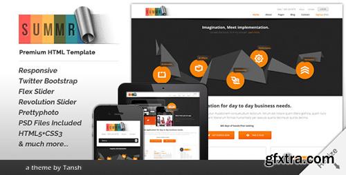 ThemeForest - Summr Responsive Business HTML Template - RIP