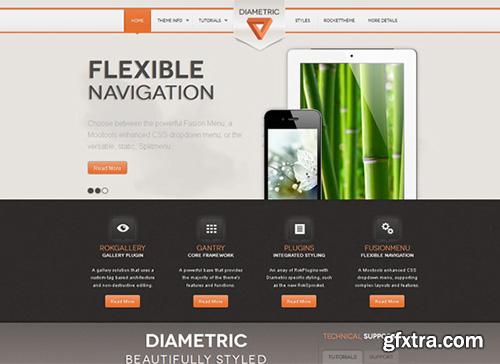 RocketTheme - RT Diametric v1.0 - Wordpress 3.x Template