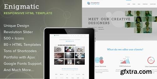 ThemeForest - Enigmatic - Responsive Multipurpose HTML Template - RIP