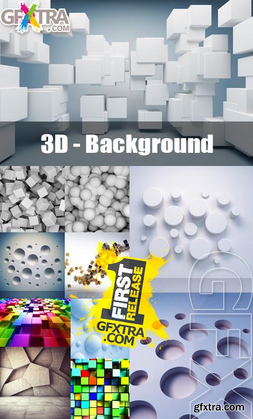 3D - Background 25 HQ Images (Fotolia)