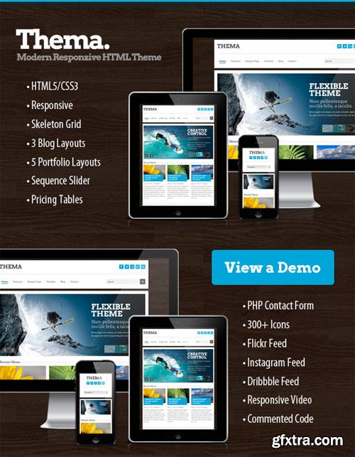 WeGraphics - Thema - Modern Responsive HTML Theme