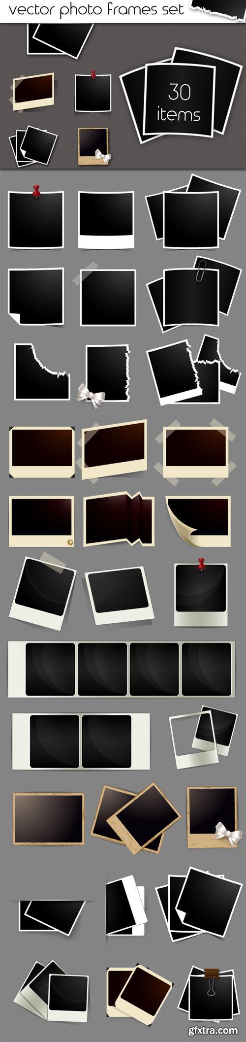 Designtnt - Vector Photo Frames Set 1