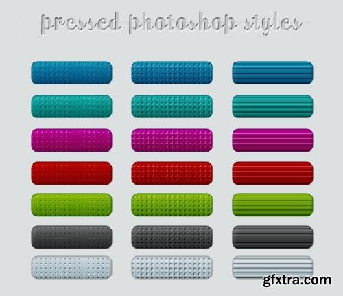 Pressed Photoshop Styles