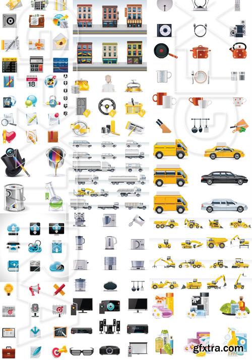 Icons and elements for design #4 - 25x EPS Fotolia