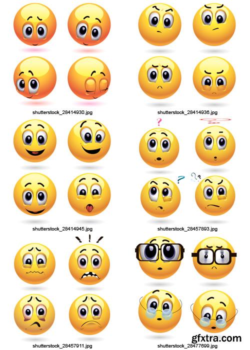 Amazing SS - Emoticons, 25xEPS