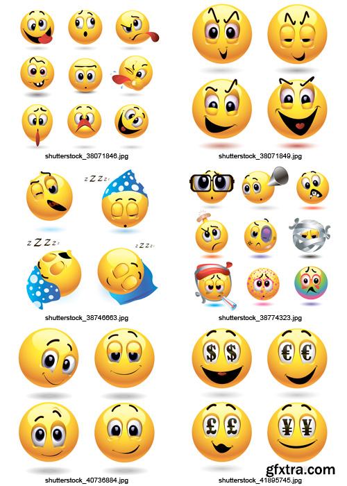 Amazing SS - Emoticons, 25xEPS