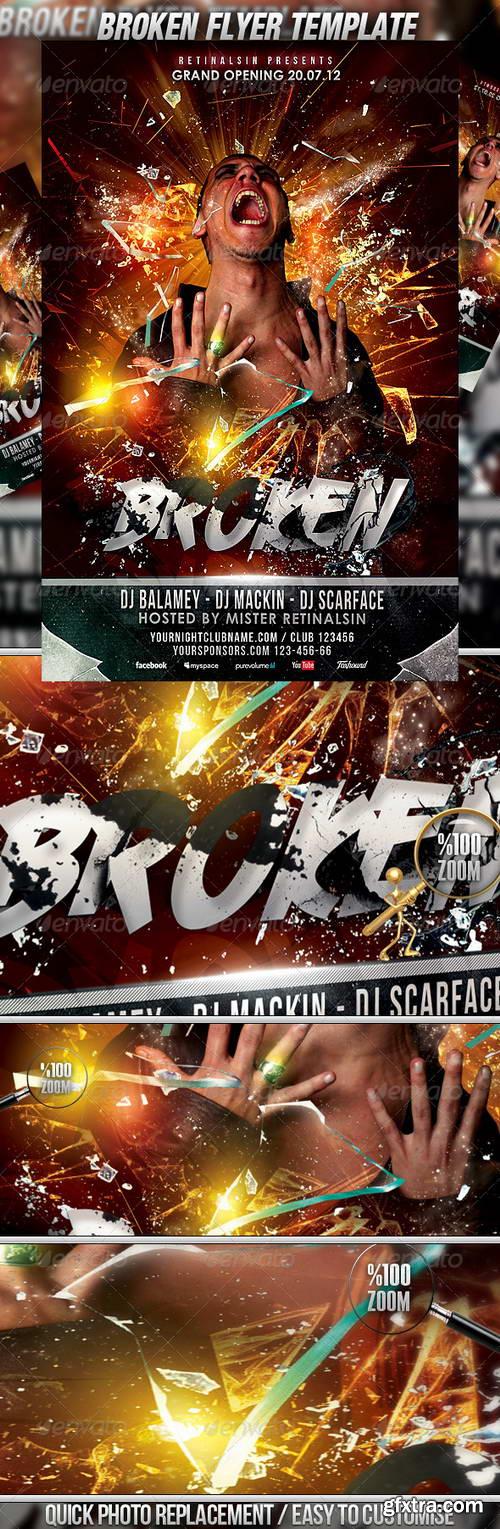 GraphicRiver - Broken Flyer Template