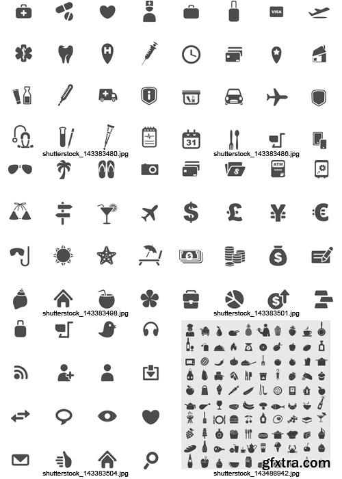 Amazing SS - Black & White Icons 3, 25xEPS